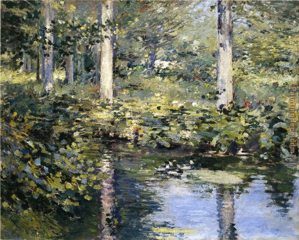 Theodore Robinson The Duck Pond